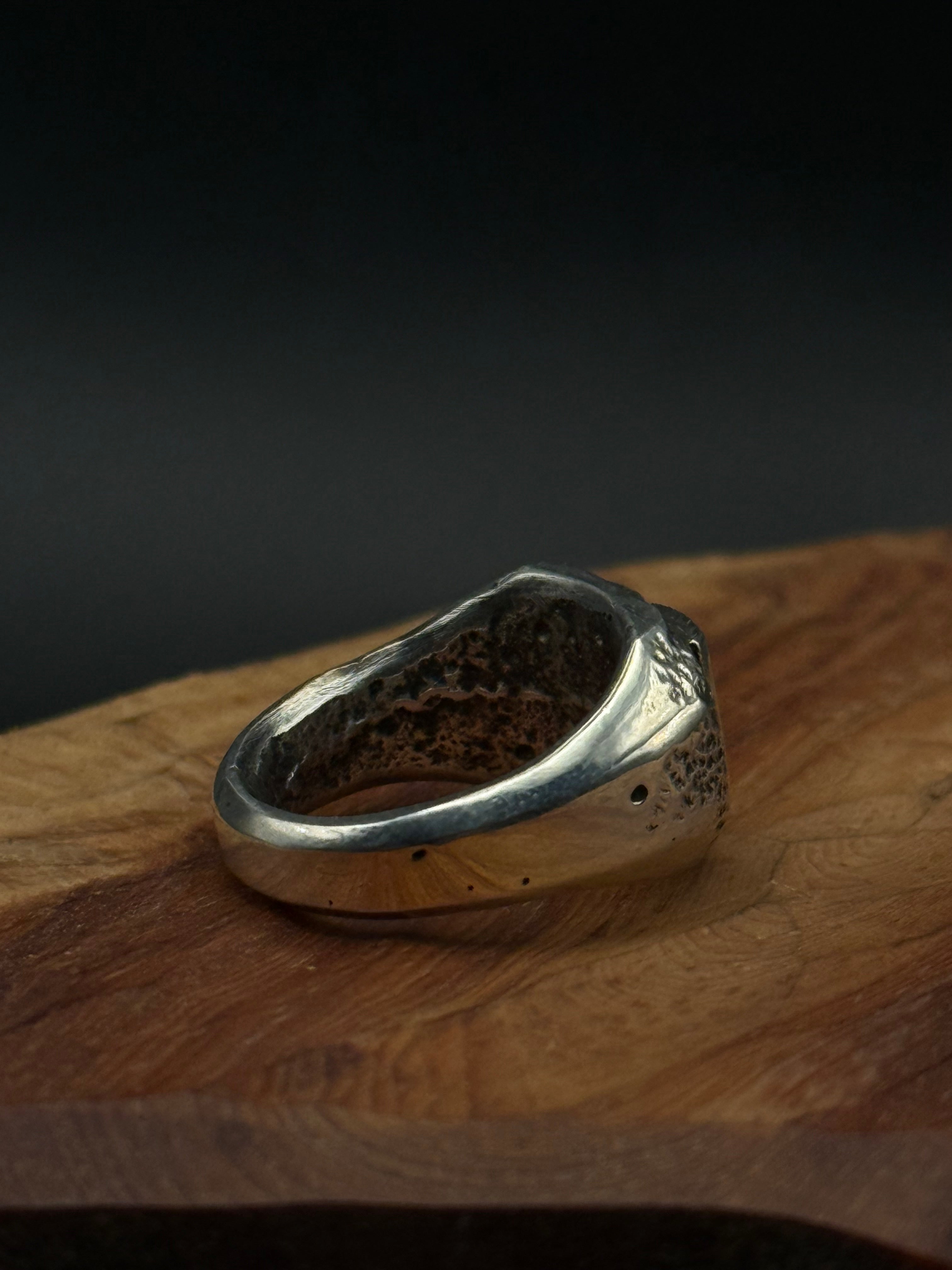 Open Book Statement Ring