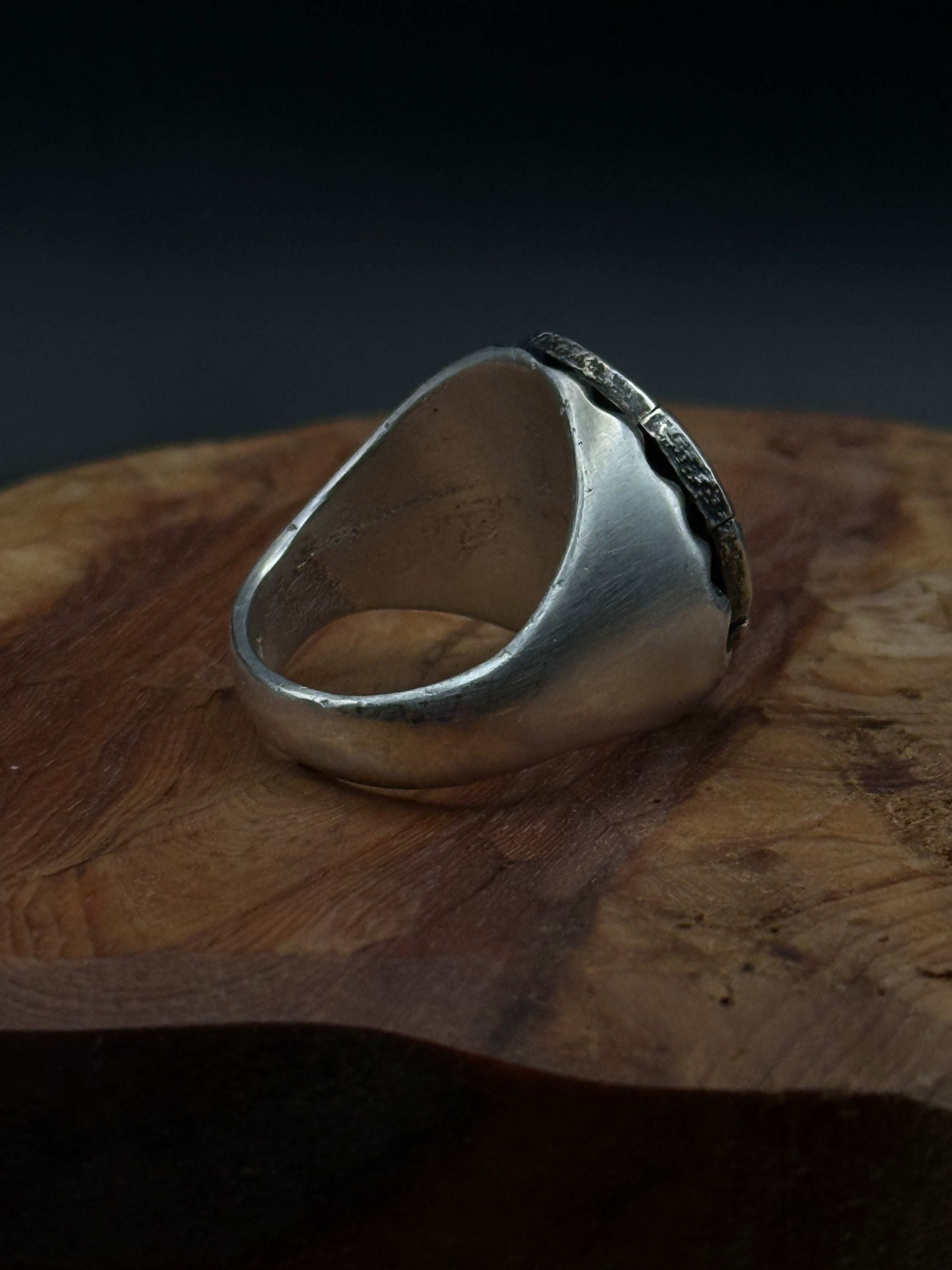Burned Bird Statement ring